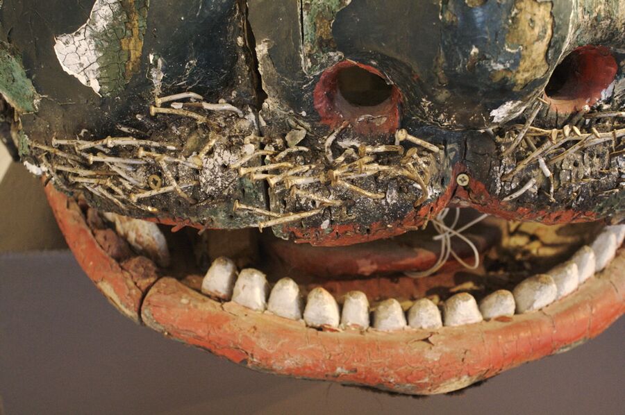 Detalle del dragón de la Tarasca de Granada