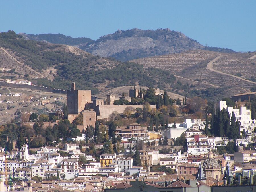 Vista general de la Alhambra de Granada