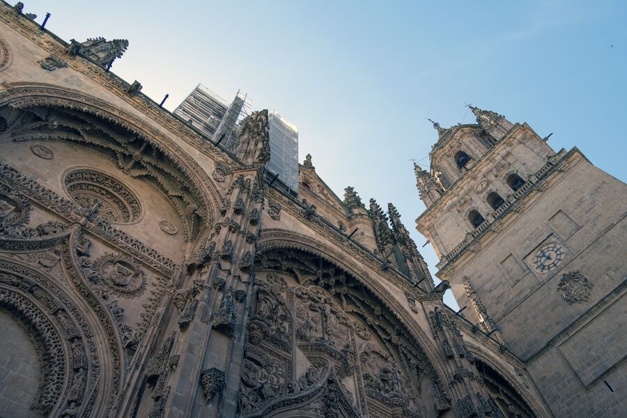 Fachada de la catedral de Salamanca