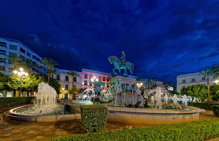 Caballos y enganches en la Feria del Caballo de Jerez