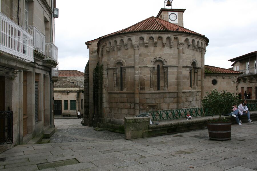 Ábside de la iglesia de Santiago en Allariz
