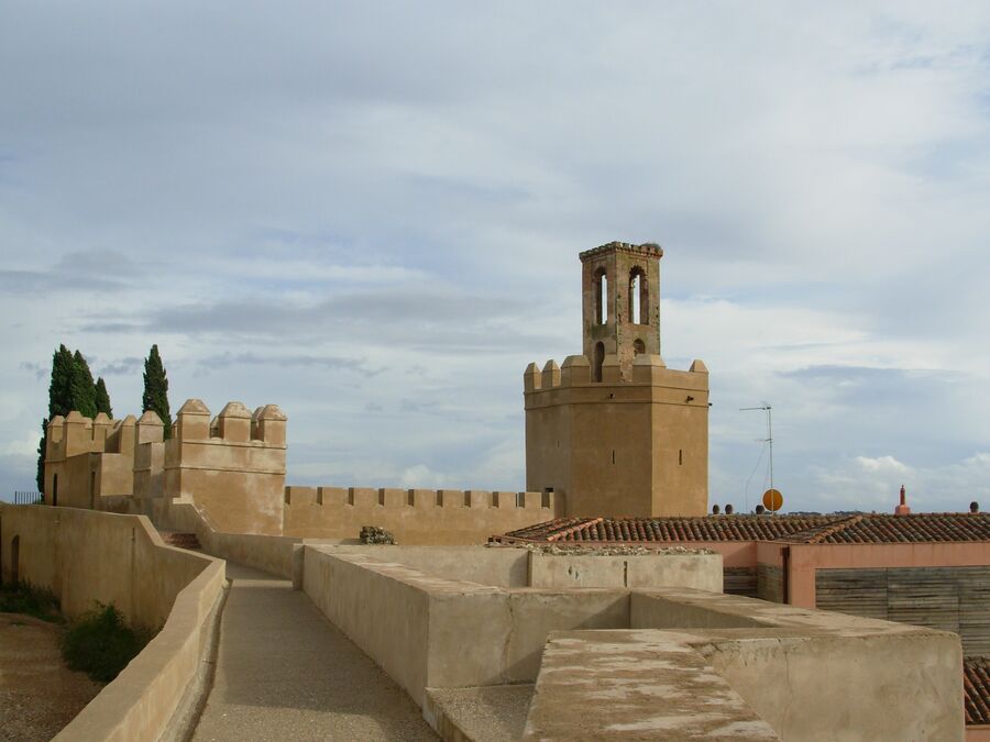 Adarve de la alcazaba de Badajoz